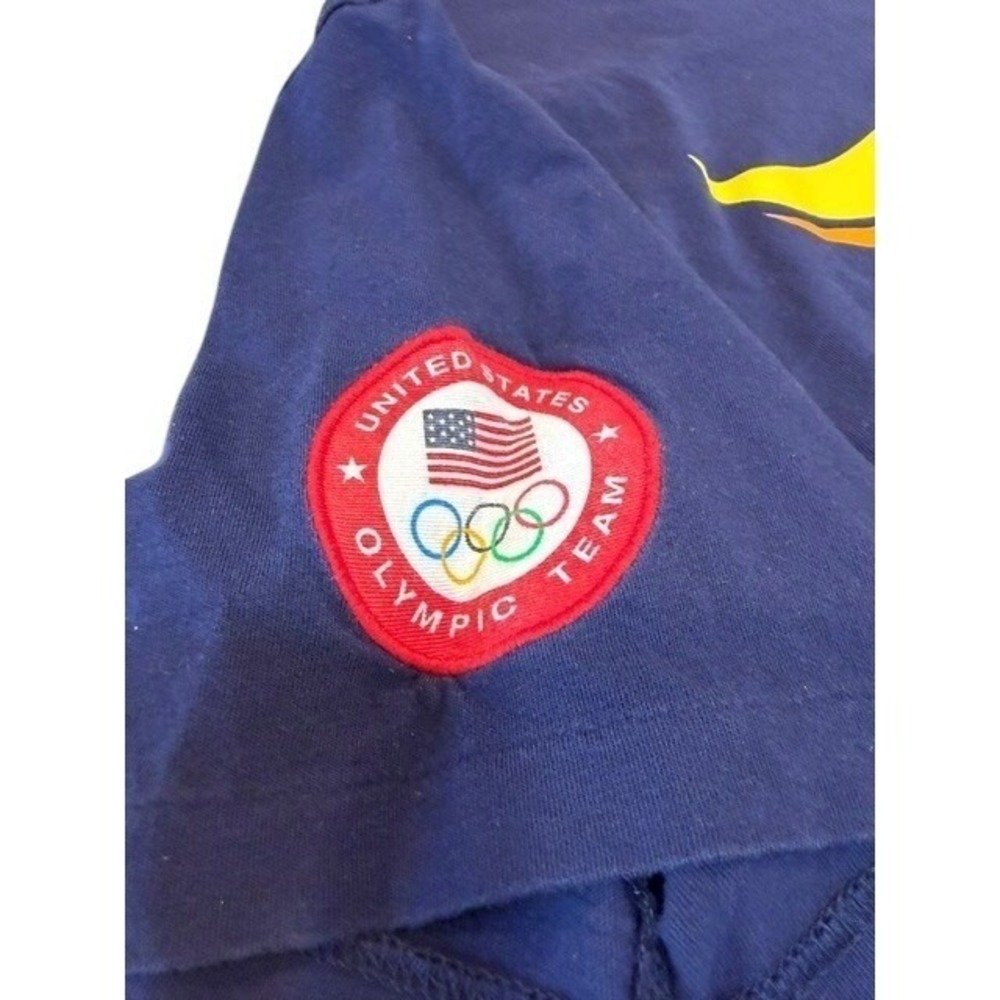 Polo Ralph Lauren Team USA 2016 Olympic Games Navy Blue Graphic T-Shirt Size L - Picture 5 of 7
